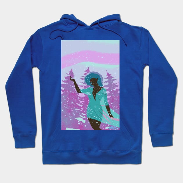 winter elf witch Hoodie by Space Spector